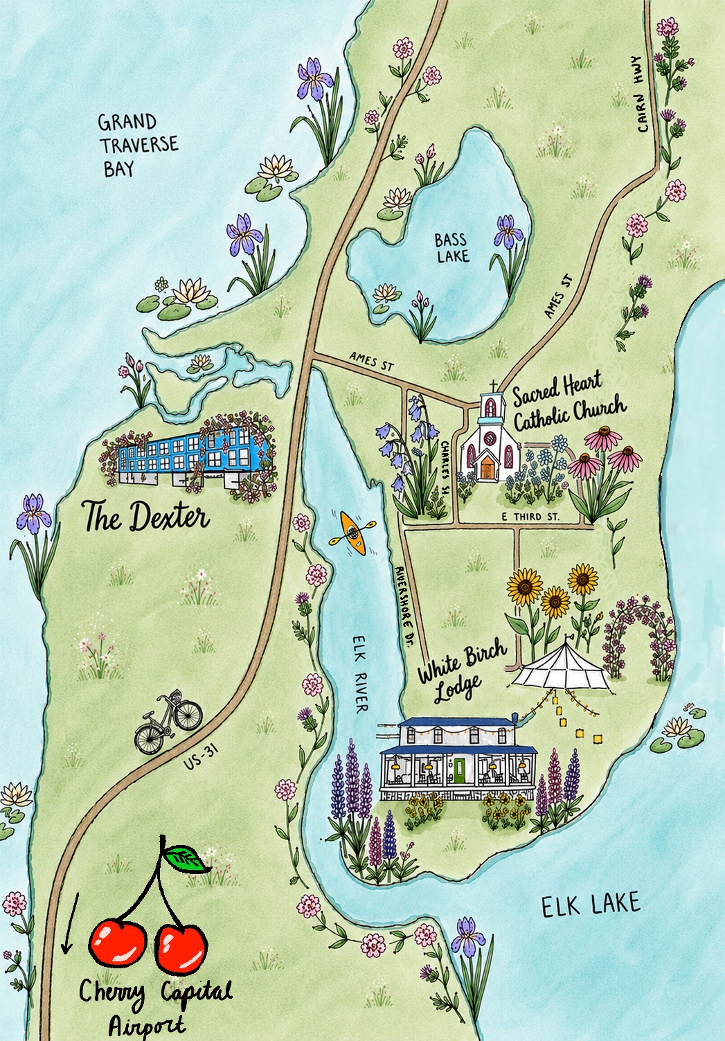 Elk Rapids Map